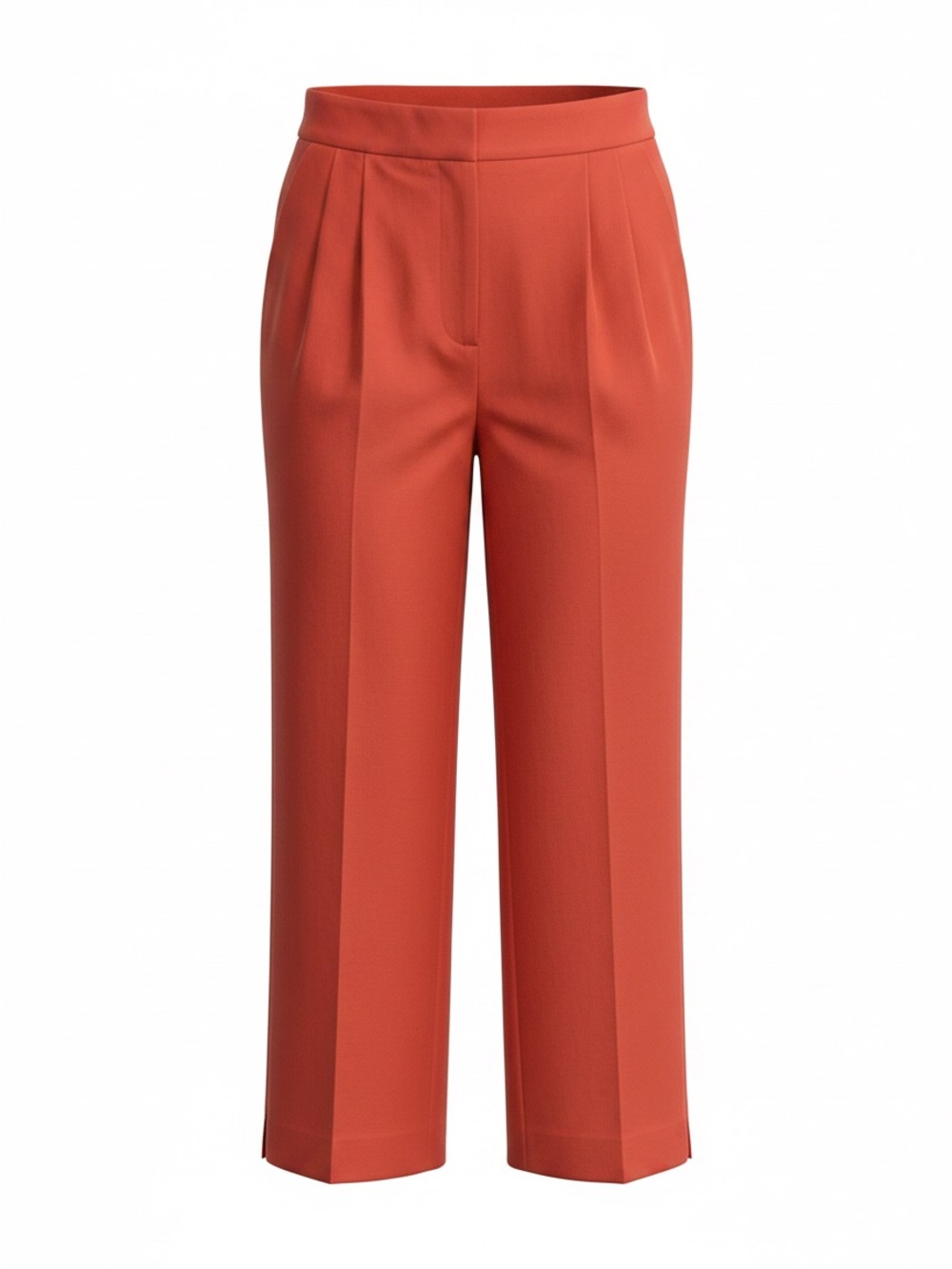 Izod Coral Wide-Leg Crop Pleated Pants